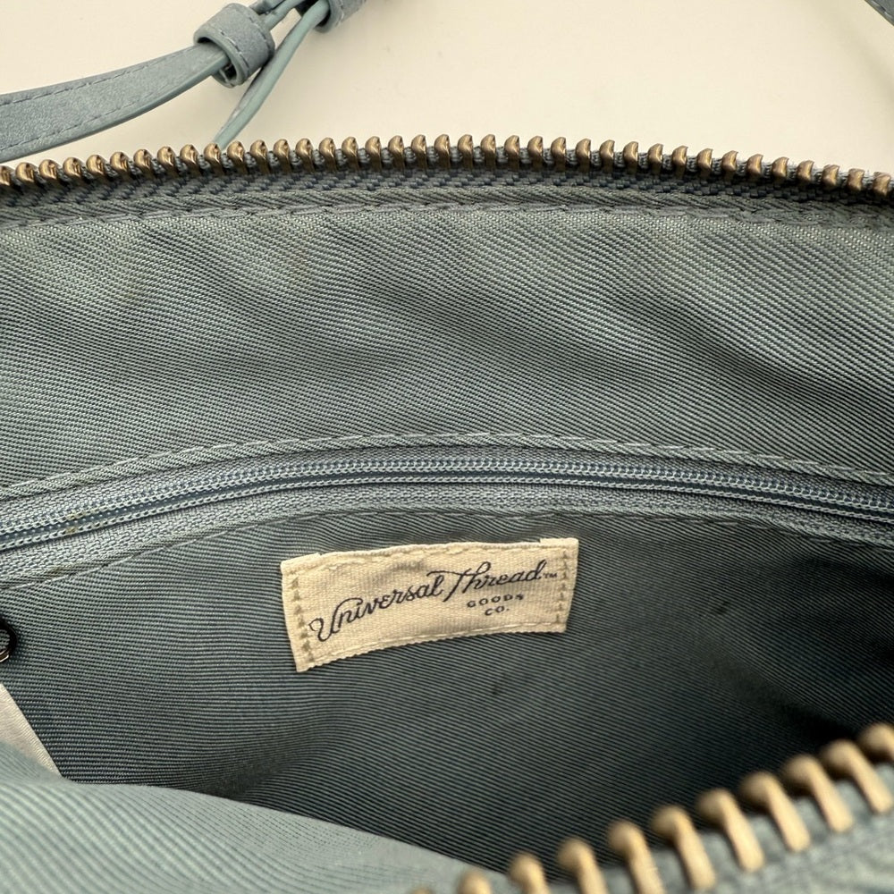 Pastel Blue Faux Suede Crossbody Bag by Universal Thread