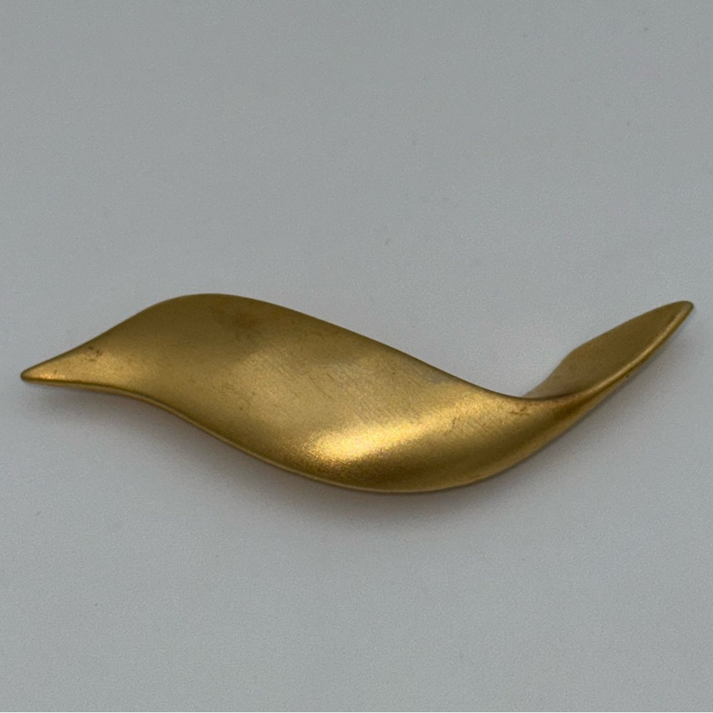 Vintage Gold-Tone Asymmetrical Brooch