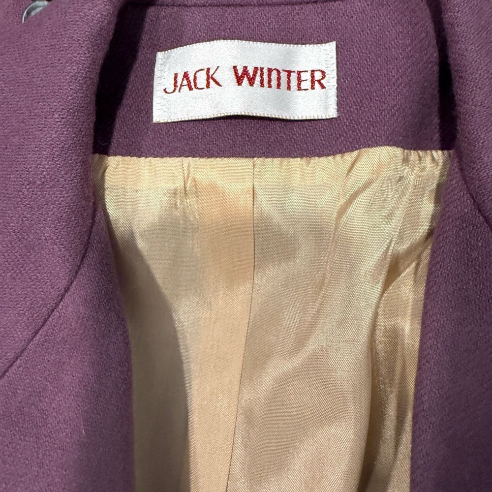 Vintage Plum Women's Dress Blazer by Jack Winter Size 8