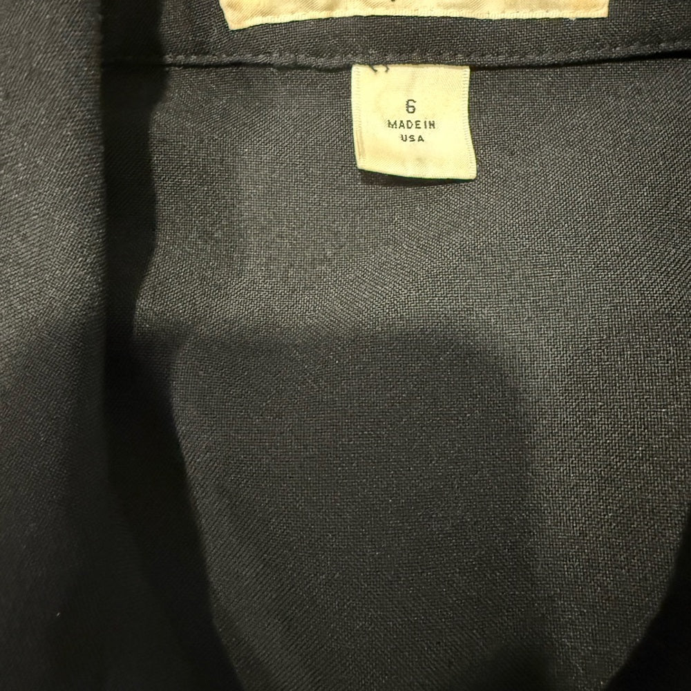 Vintage Women's Dressy Black Zipper Jacket by Josephine Chaus Size 6
