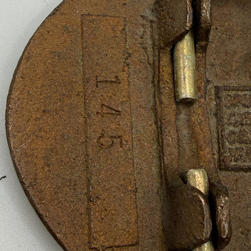 1984 Vintage Harry S. Truman Limited Edition Brass Belt Buckle