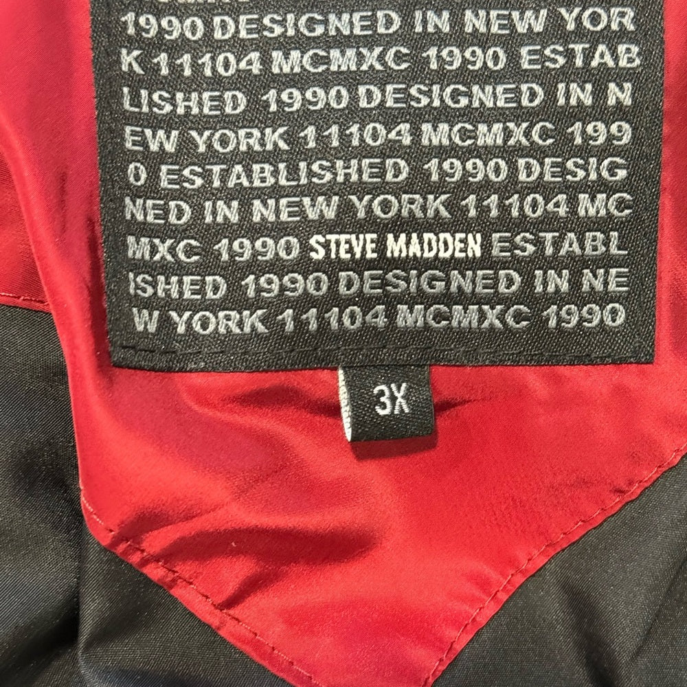 Steve Madden Red Puffer Coat Women’s Size 3X