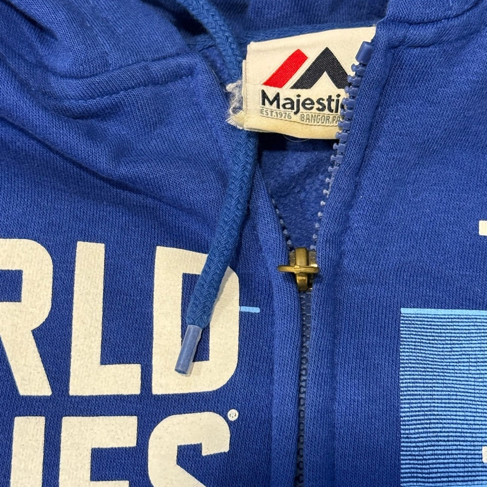 Blue KC Royals World Series Champions Hoodie Men’s Size Large