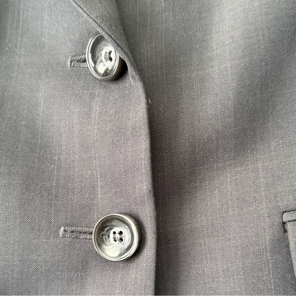 Vintage Kasper Charcoal Women's Blazer Size 10