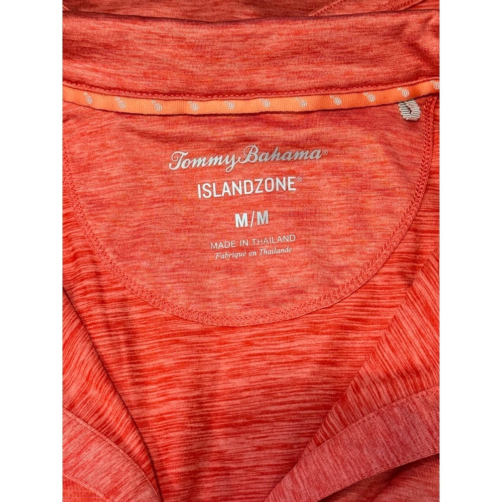 Tommy Bahama Island Zone Dry Fit Coral Short-Sleeve Tee Ladies Medium