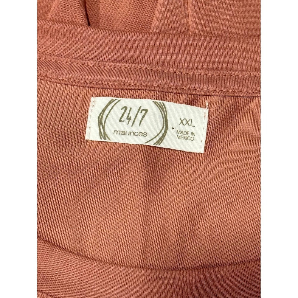 Maurices 24/7 Blush Pink Modal Short-Sleeve Tee Size XXL