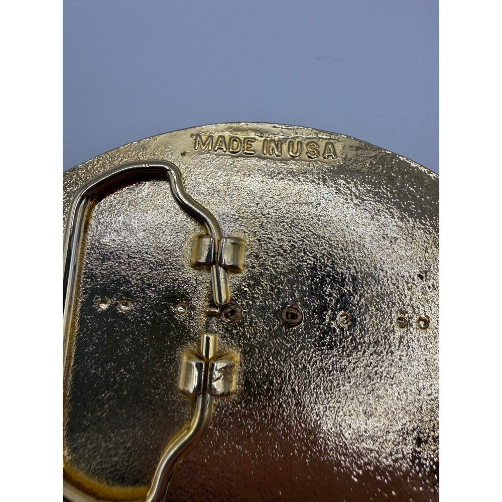 Vintage Golden w/ Precious Stone Belt Buckle