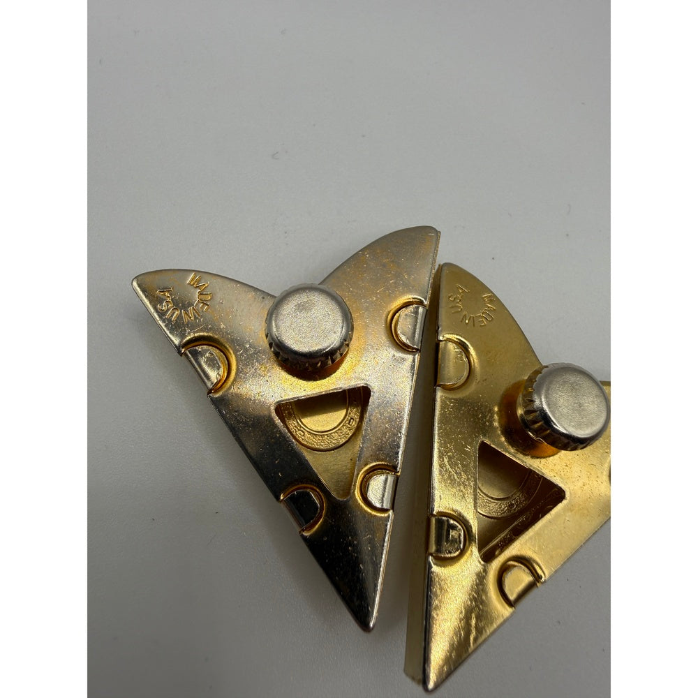 Vintage Golden Shirt Collar Tips