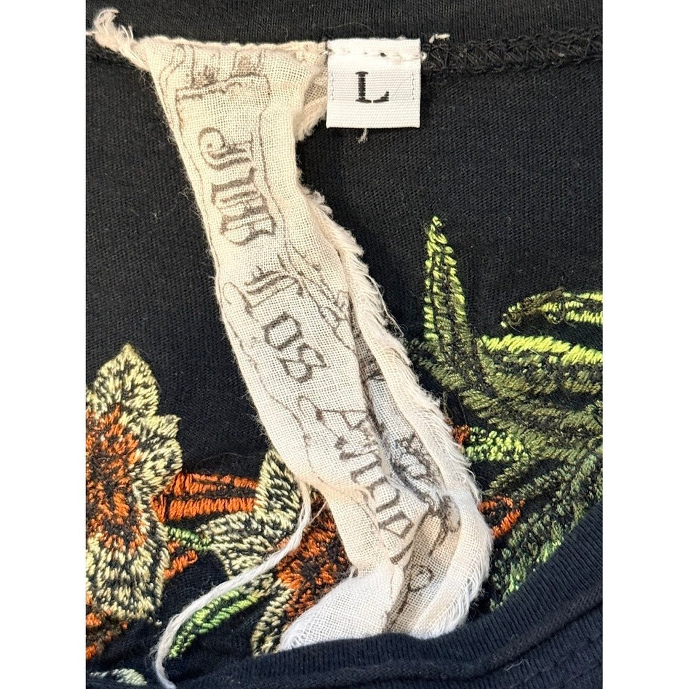 Johnny Was Long Sleeve Old Milwaukee Days Schlitz Parade Embroidered Tee