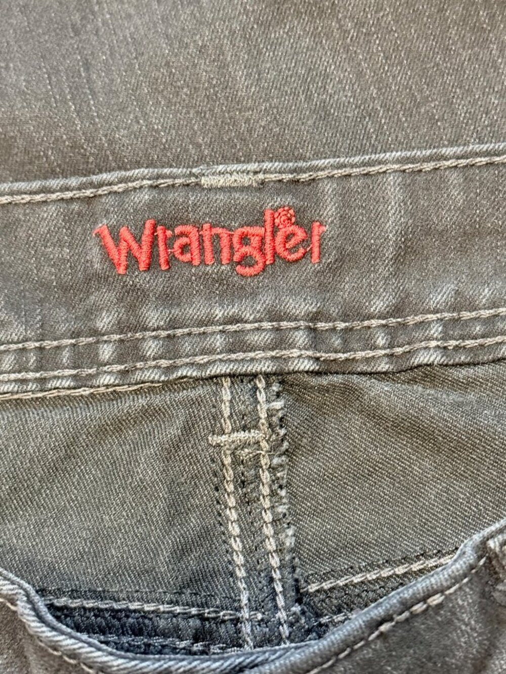Wrangler Black Denim Stretch Jeans Boot Cut