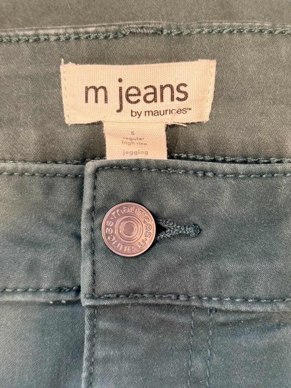 Maurices M Jeans Hunter Green Stretch Jeggings