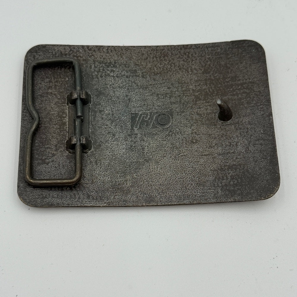 Vintage Case Machinery Bronze Belt Buckle