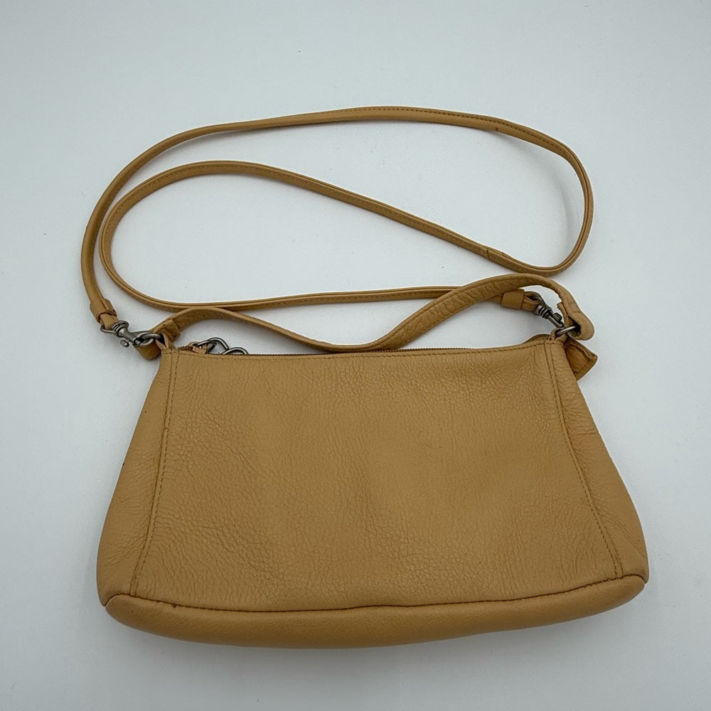 Butter Yellow Vegan Leather Shoulder Bag by Relativity