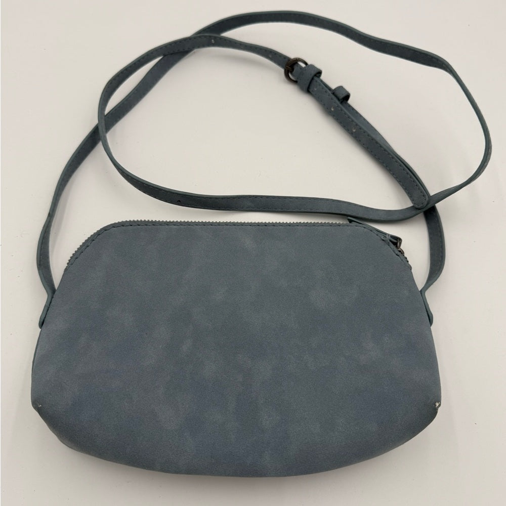 Pastel Blue Faux Suede Crossbody Bag by Universal Thread
