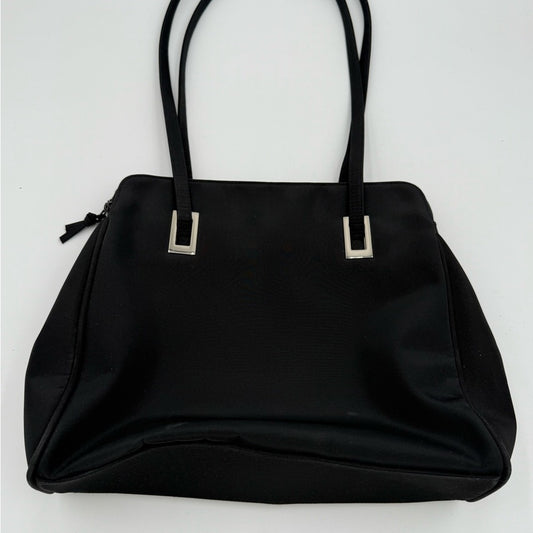 Kathy Ireland Black Nylon Women's Handbag