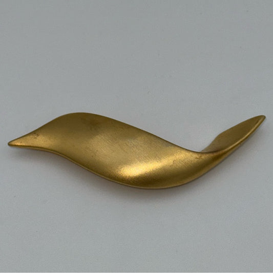 Vintage Gold-Tone Asymmetrical Brooch