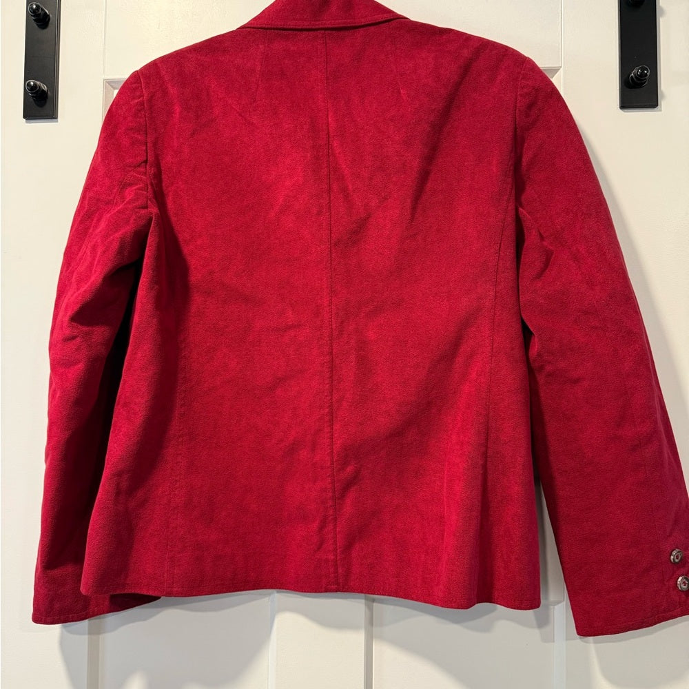Vintage Red Blazer by Designer Images Women’s Size 12