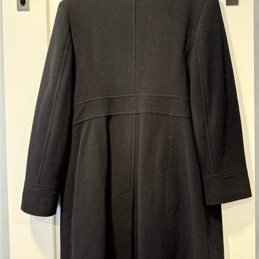Kenneth Cole Reaction Black Wool Pea Coat Women’s Size 16
