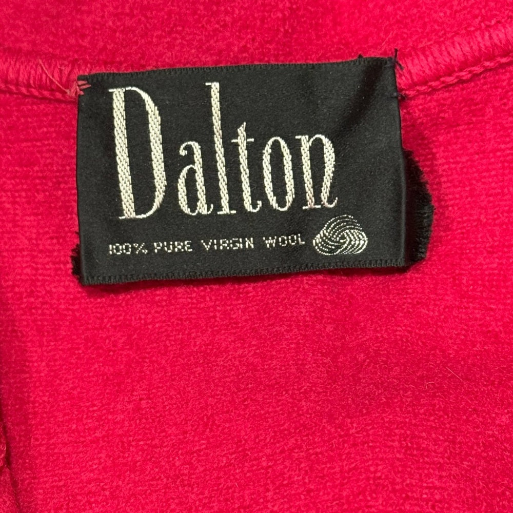 Vintage Dark Pink Wool Jacket by Dalton Women’s Size Large Union Made in USA