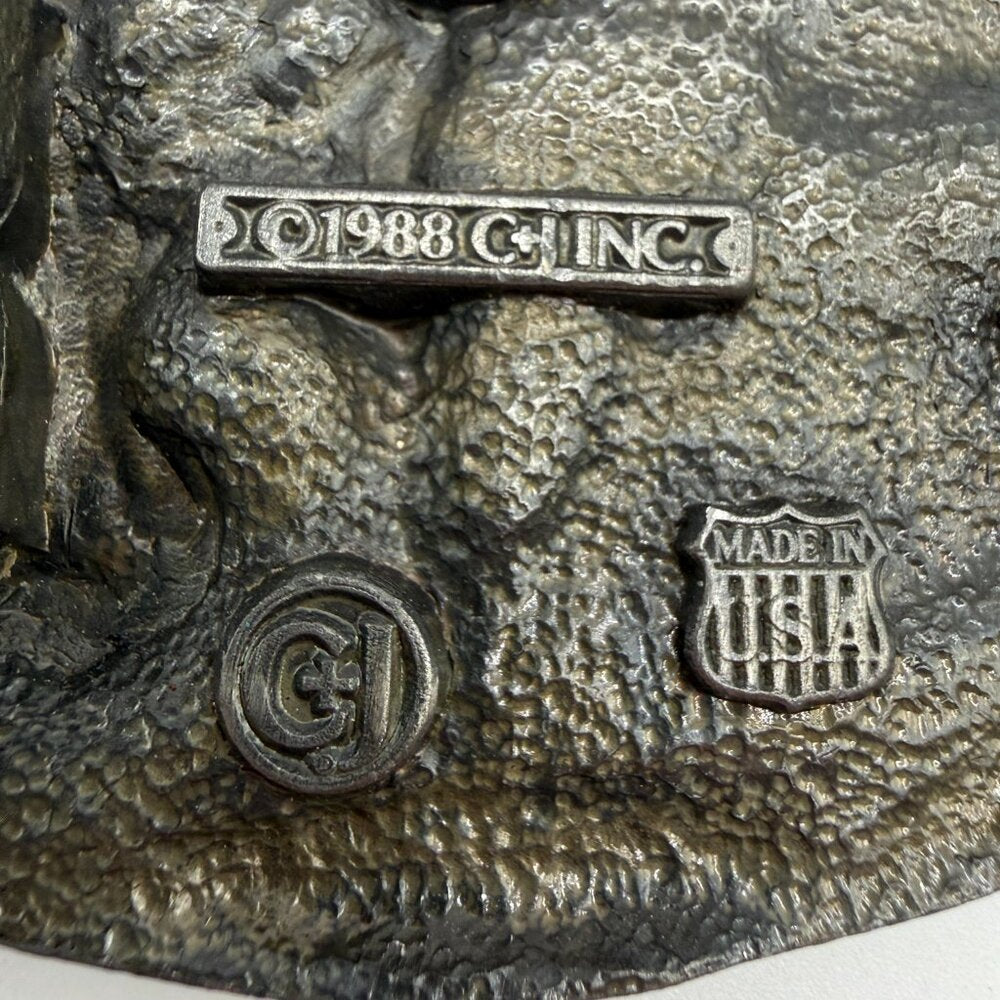America's Finest Trooper Multi-Color Pewter Belt Buckle