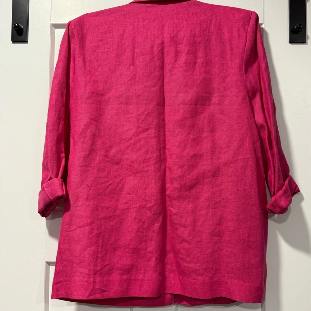 Vintage Elliott Lauren Fuchsia Blazer Ladies Size Large