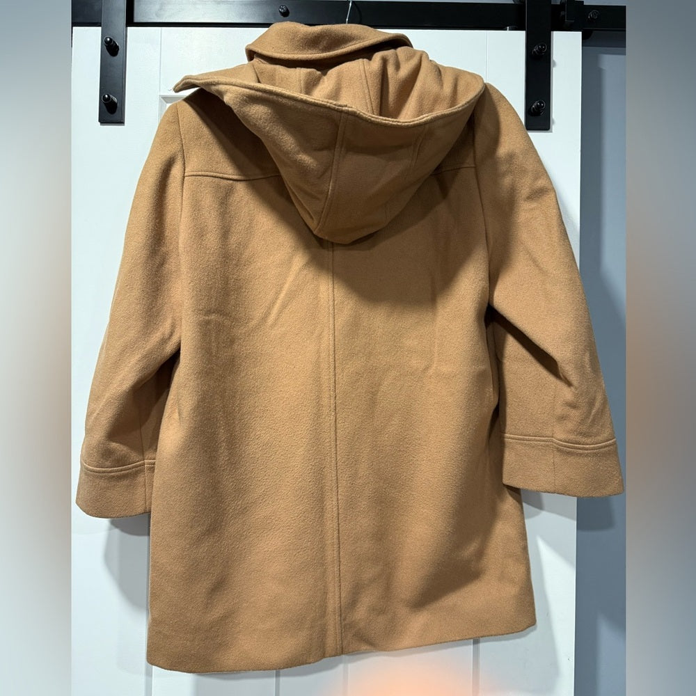 Vintage Wool Tan Toggle Coat by Alfred Dunner Ladies Size 16 Petite