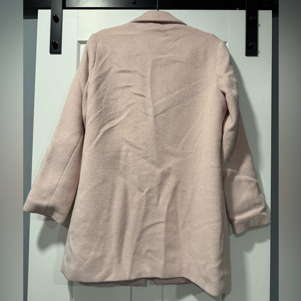 Old Navy Light Pink Wool Pea Coat Ladies Size Medium