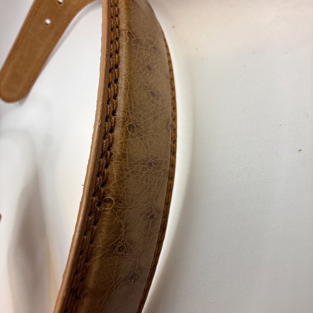Vintage Tan Leather Western Style Belt