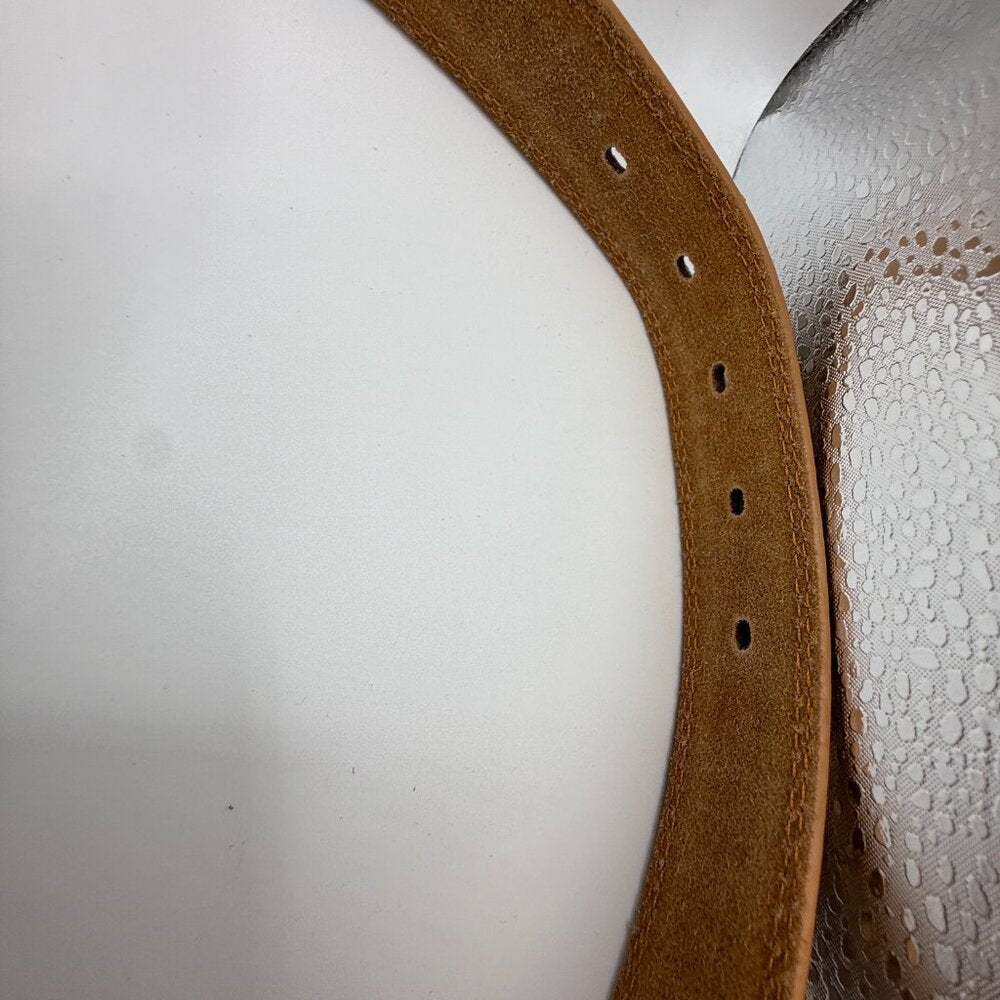Vintage Tan Leather Western Style Belt