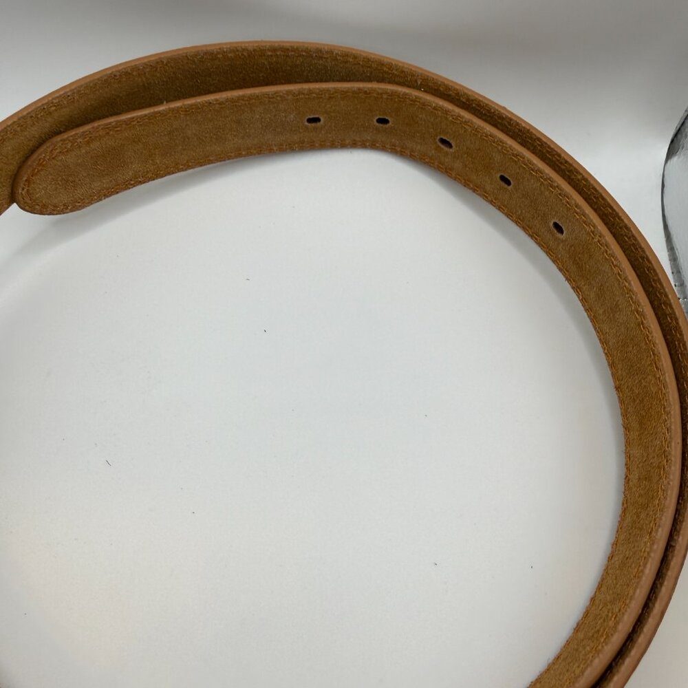 Vintage Tan Leather Western Style Belt
