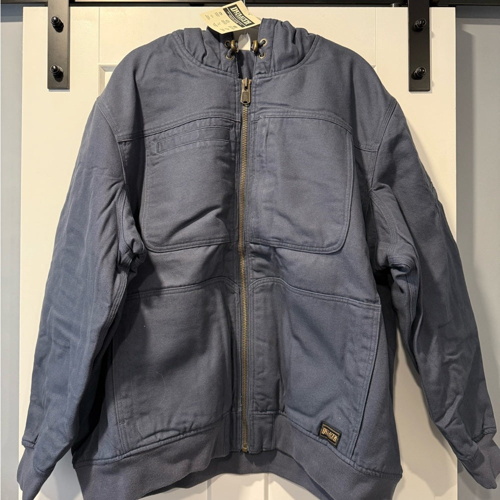 NWT Duluth Trading Co Men’s Fire Hose Lined Hooded Action Jacket Sz 3XL
