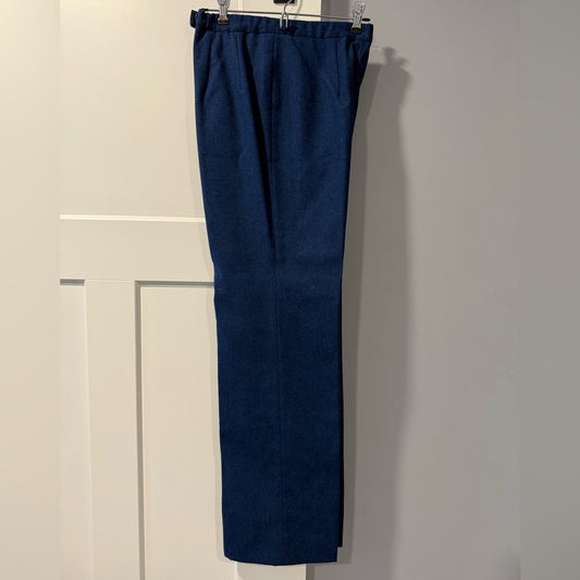 Vintage Pendleton Dark Navy Blue Wool Pants Ladies Size 10