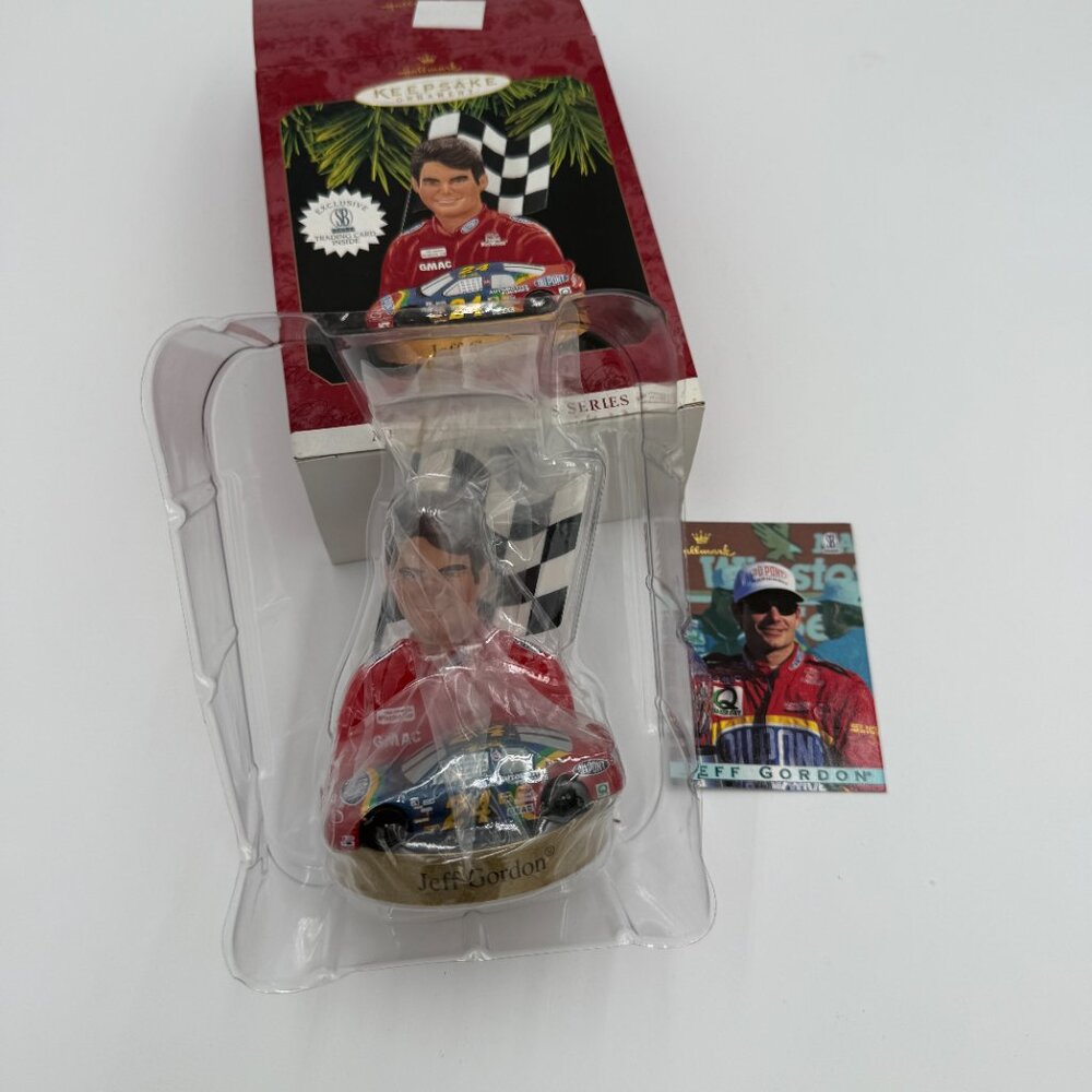 New 1997 Hallmark Jeff Gordon Ornament Stock Car Champions #1 NASCAR Rainbow 24