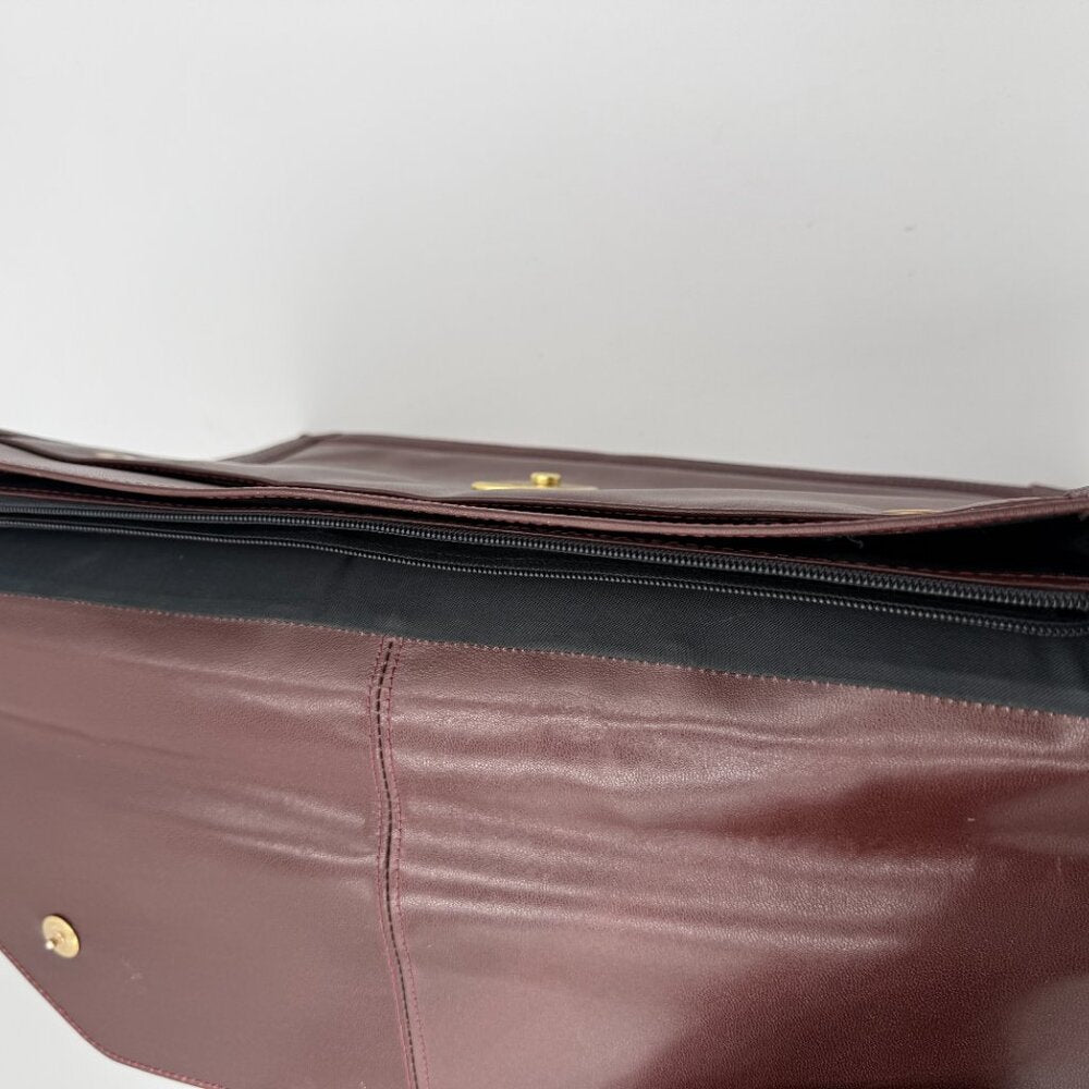 Vintage brown leather attaché bag