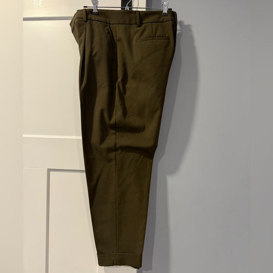 Banana Republic Dark Olive Stretch Chinos Ladies Size 8