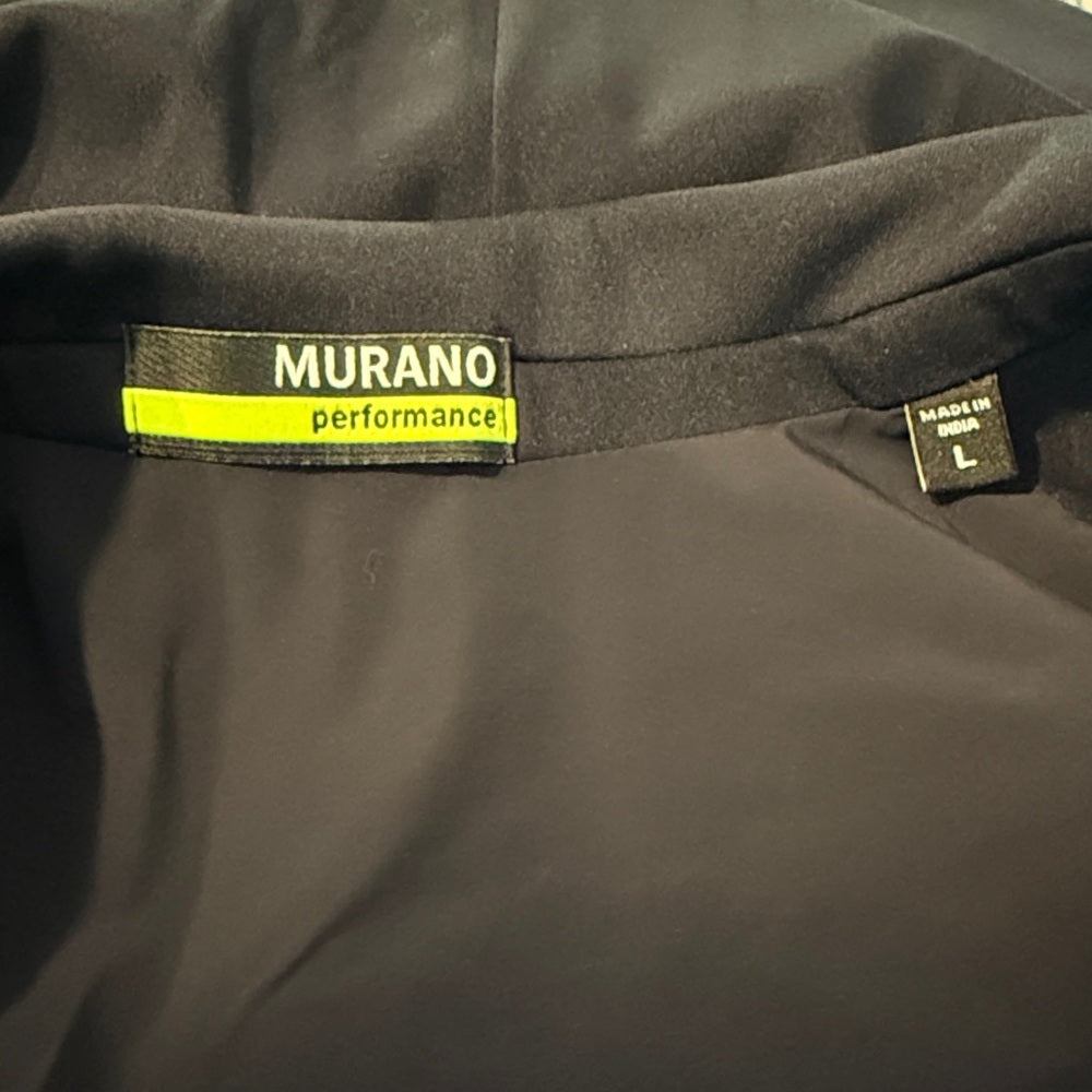 Murano Performance Navy Blue Men's Stretch Blazer Size Large Slim Fit