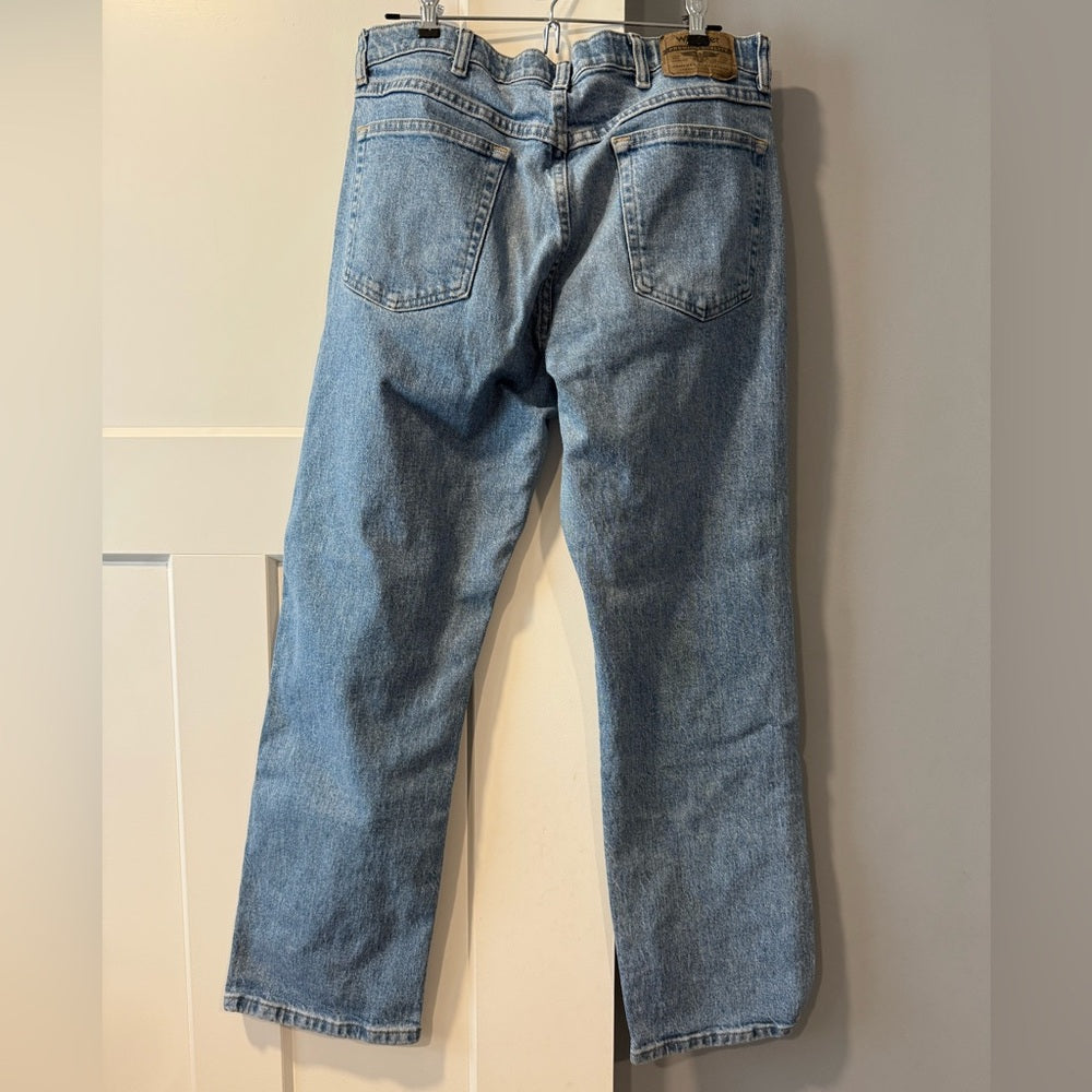 Vintage Wrangler Light Blue Straight Comfort Fit Jeans Men’s 34 x 29
