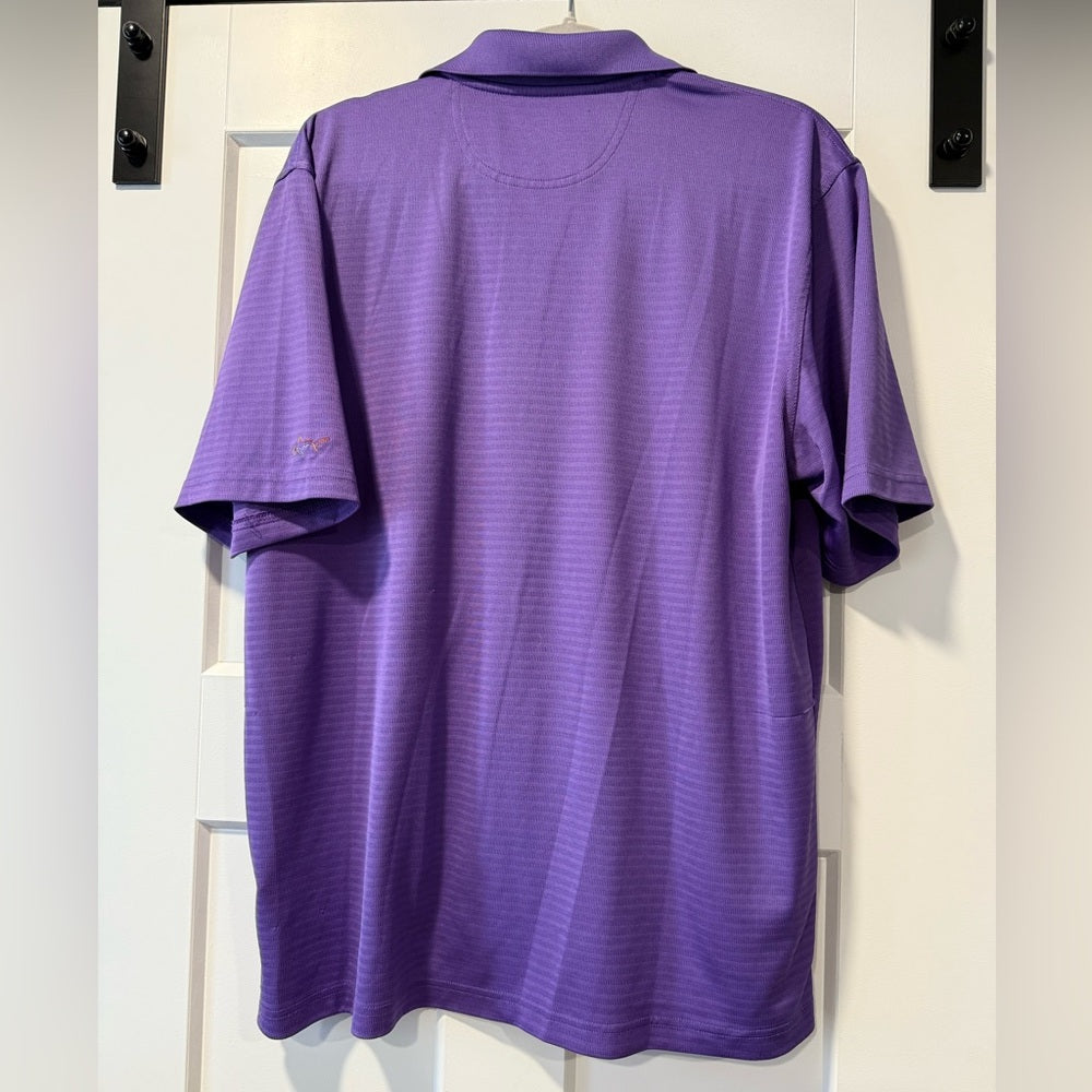 Greg Norman Collection Vibrant Purple Play Dry Polo Men’s Size Large