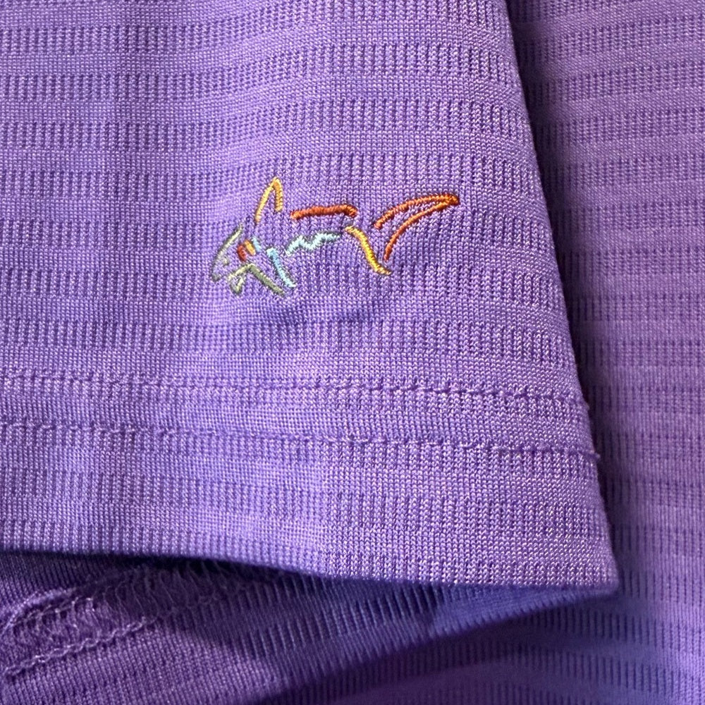 Greg Norman Collection Vibrant Purple Play Dry Polo Men’s Size Large