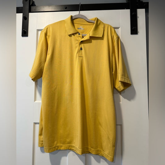 Mizuno Golden Yellow DryLite Polo Shirt Men’s Size Large