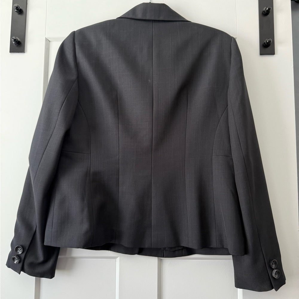 Vintage Kasper Charcoal Women's Blazer Size 10