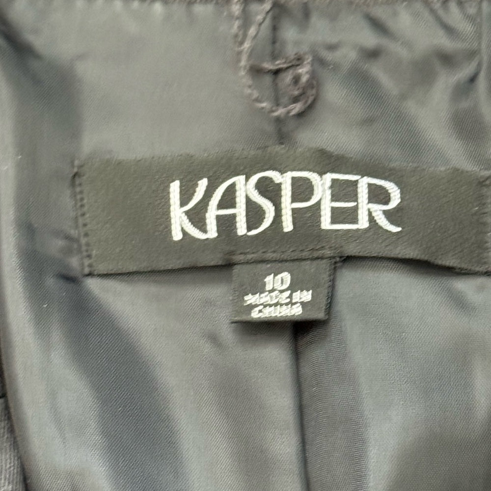 Vintage Kasper Charcoal Women's Blazer Size 10