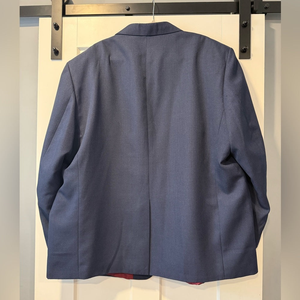 Men's Navy Blue Blazer by Haband Executive Size 56 Regular