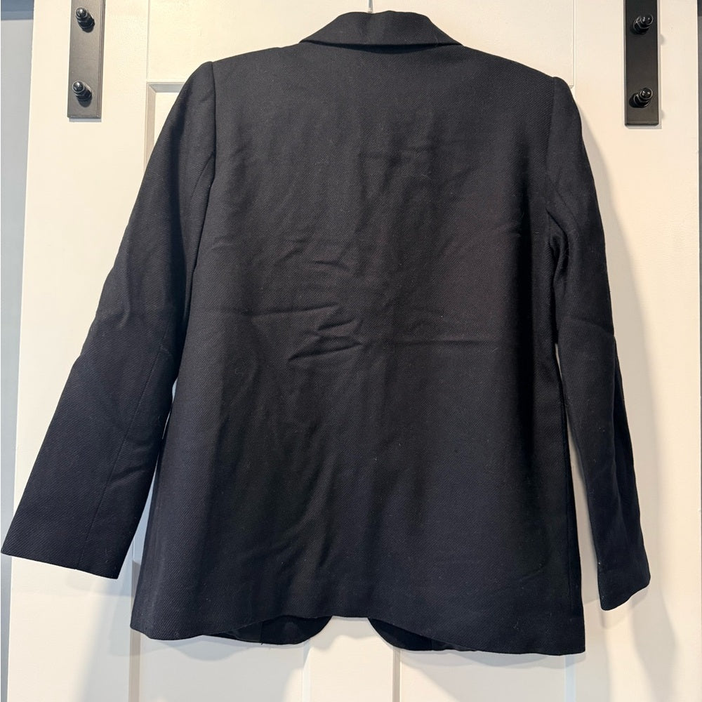 Sag Harbor Black Classic Wool Blazer Ladies Size 8 Petite