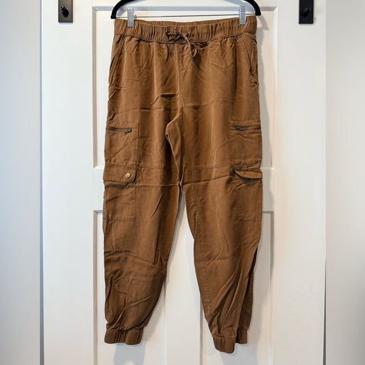Banana Republic Loose-Fit Tan Lightweight Joggers Ladies Size Medium