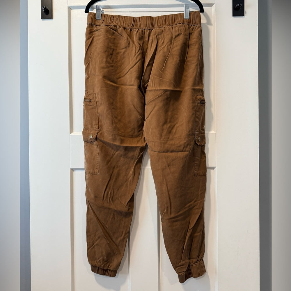 Banana Republic Loose-Fit Tan Lightweight Joggers Ladies Size Medium