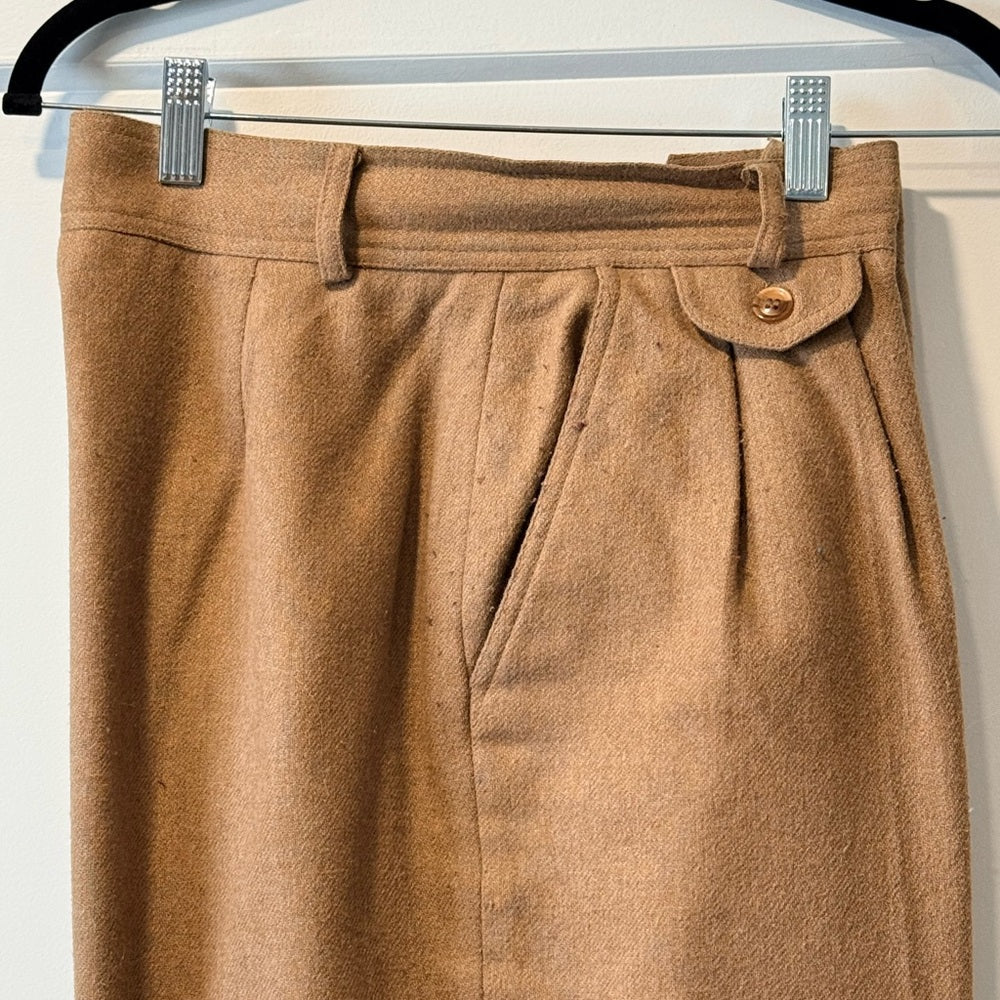 Vintage SK & Company High Waisted Wool Trousers Ladies Size 12