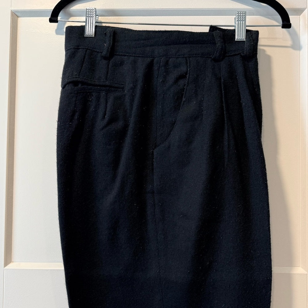 Vintage Together! High Waisted Wool Dress Trousers Ladies Size 14