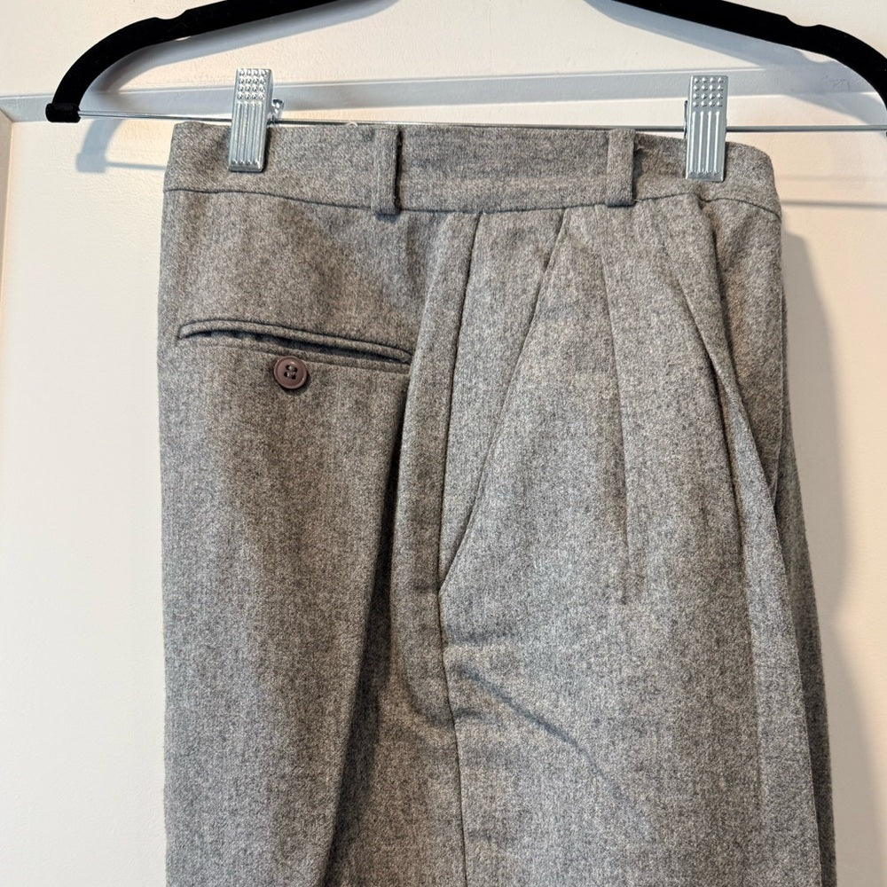 Vintage Hunter’s Run High Waisted Wool Blend Dress Trousers Ladies Size 8