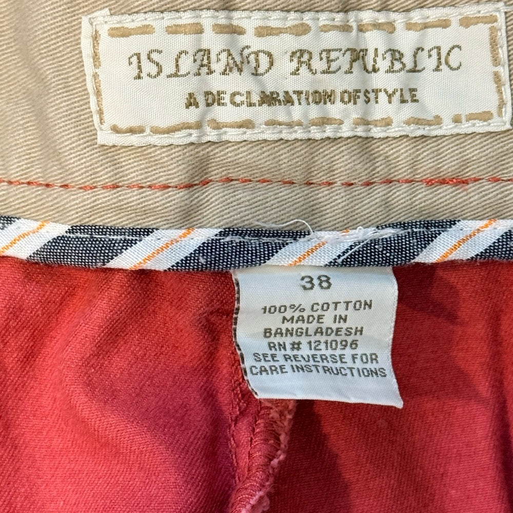Island Republic Men's Salmon Shorts Size 38
